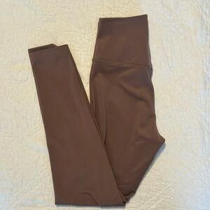 Girlfriend Collective Float leggings in taupe